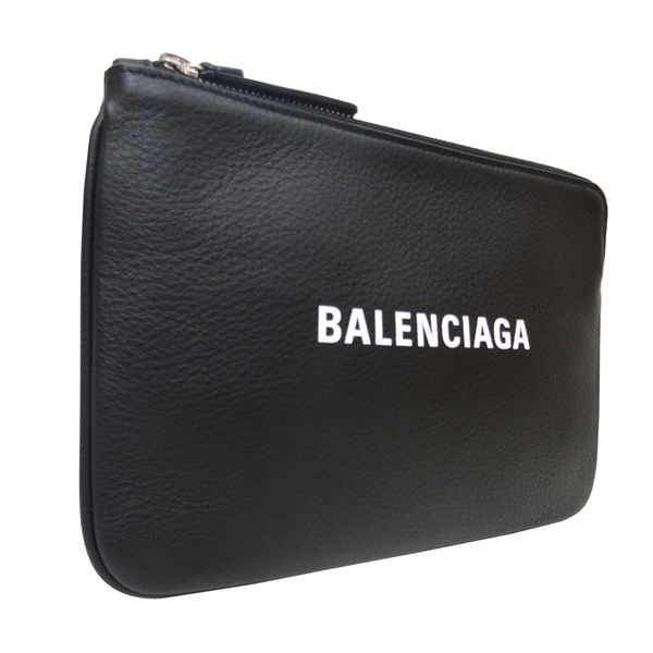 BALENCIAGAEVERYDAY 牛皮手拿包(黑色)