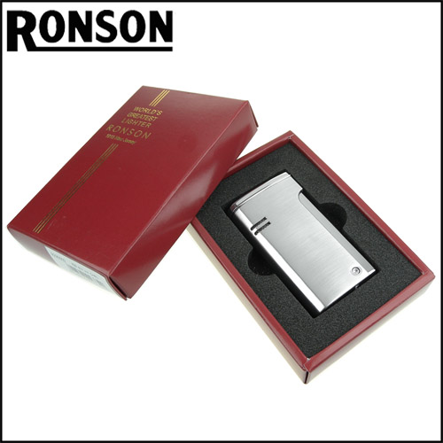 RONSON RONJET系列瓦斯噴射打火機-鍍鉻銀