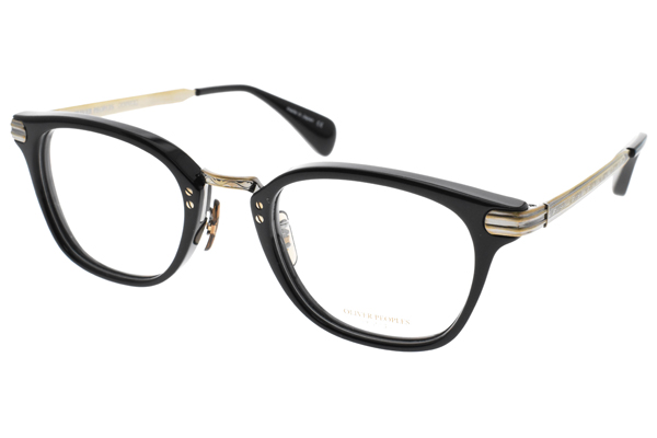 OLIVER PEOPLES 眼鏡 懷舊經典/黑-銅 #CHESSMAN 1005