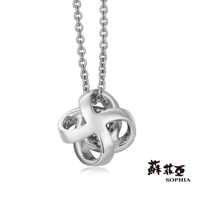 蘇菲亞SOPHIA - 梔子花鑽石項鍊