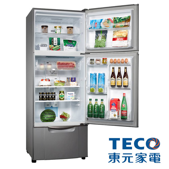 [無卡分期12期]TECO 東元 543公升 1級變頻三門冰箱(R5552VXLH)