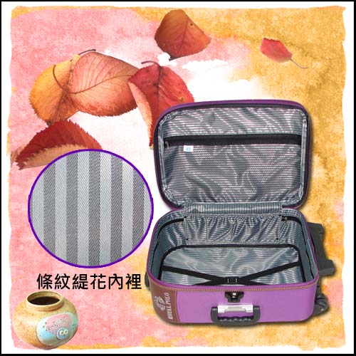(福利品 25吋)千鳥紋2輪布箱加大行李箱/旅行箱