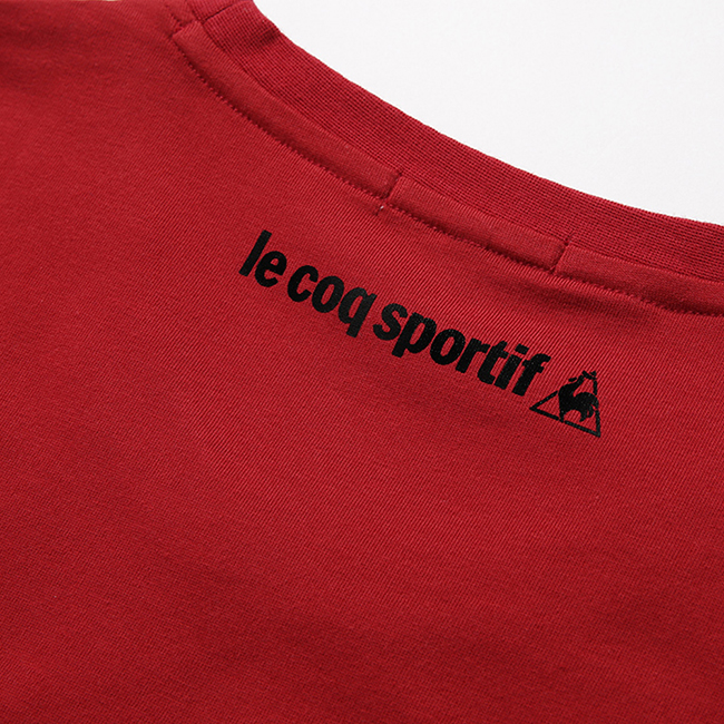 le coq sportif法國公雞牌短袖T恤 男女-暗紅