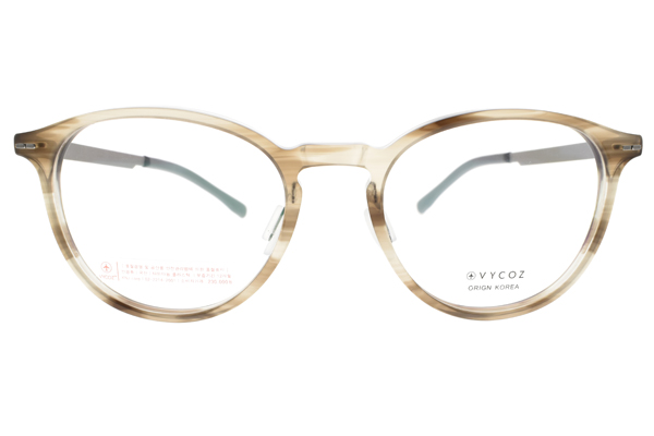 VYCOZ眼鏡 簡約休閒/透咖啡-銀 #TOSS HON