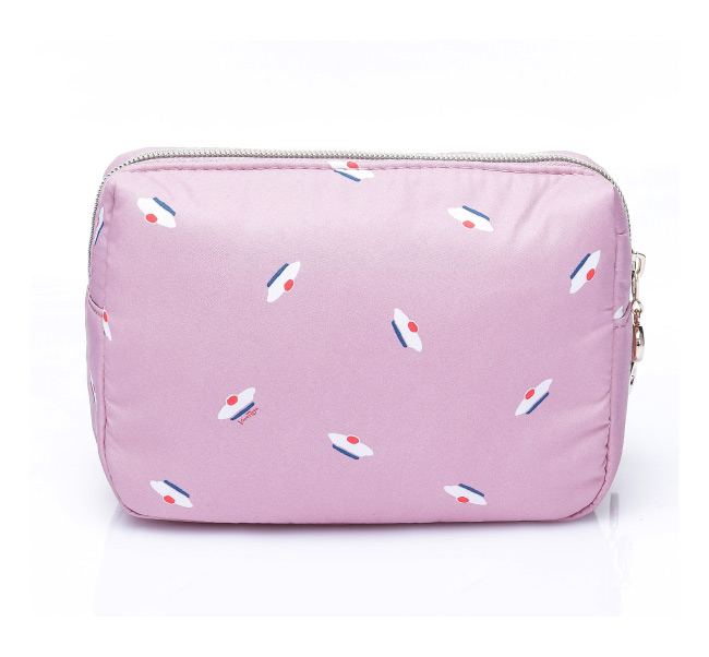 VOVAROVA空氣包-雙層化妝包-French Pom Pom(Pink)