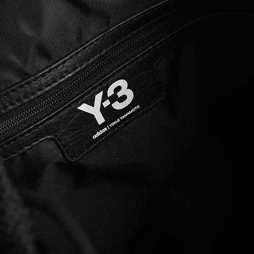 Y-3 XS MOBILITY 三本耀司LOGO刺繡多功能尼龍旅行後背包(黑色)