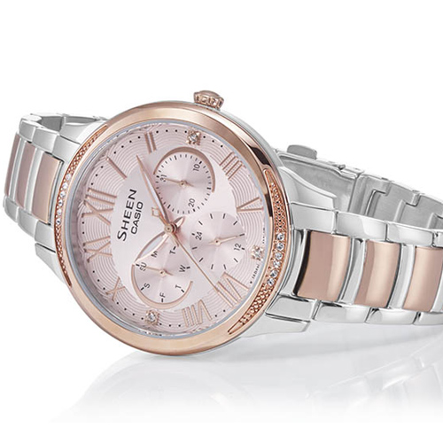 CASIO SHEEN 耀眼風采時尚腕錶(SHE-3058SPG-4A)36mm
