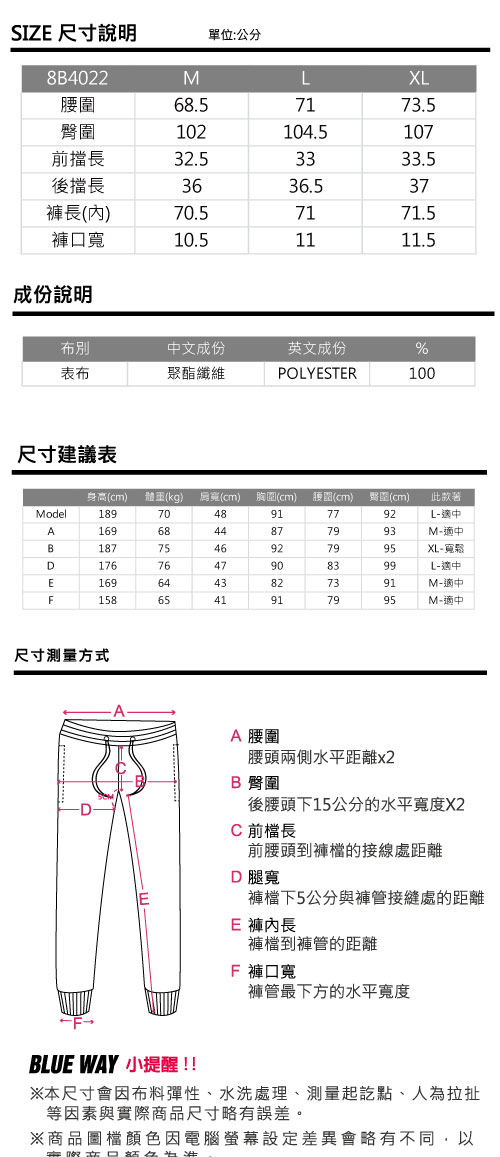 鬼洗 BLUE WAY仿金屬立體鬼頭軟殼運動褲