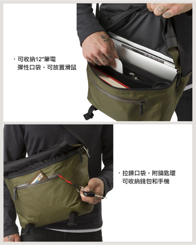 Arcteryx 始祖鳥 Granville 10L 多功能手提包 黑