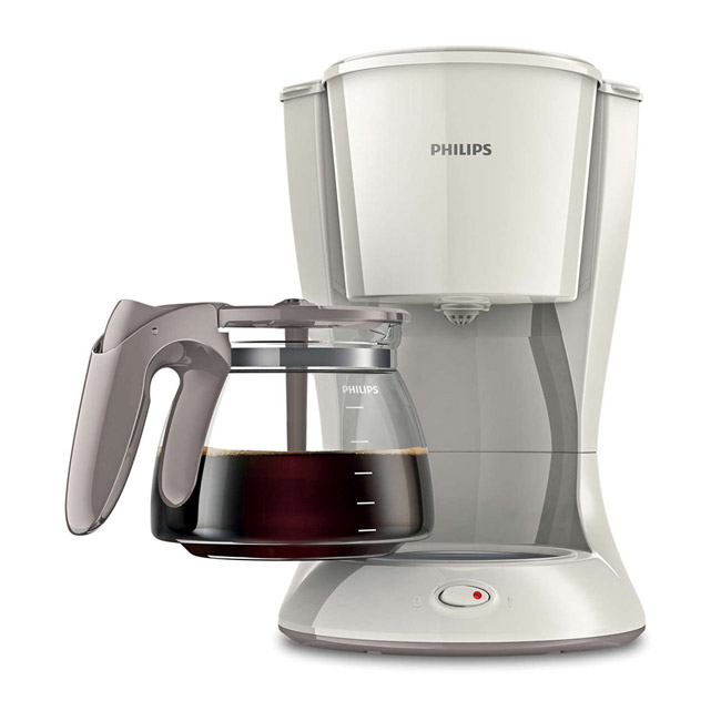 飛利浦 PHILIPS 1.2L 滴漏式咖啡機-米白色 (HD7447)