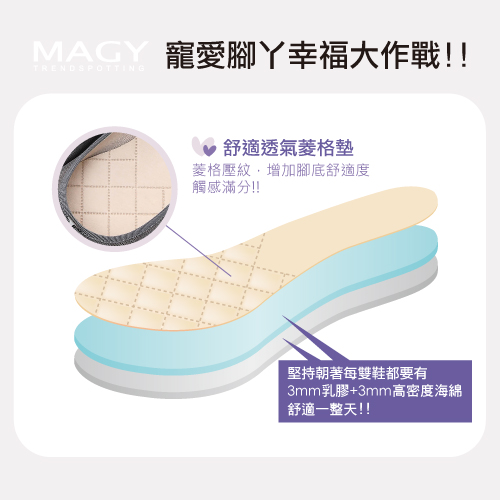 MAGY 街頭時尚 毛海流蘇內增高高筒休閒鞋-黑色