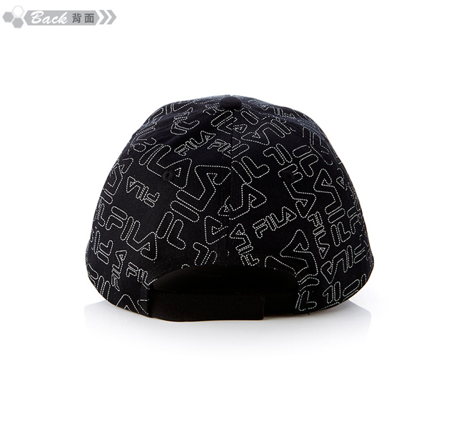 FILA 時尚 LOGO 帽-黑 HTT-1101-BK
