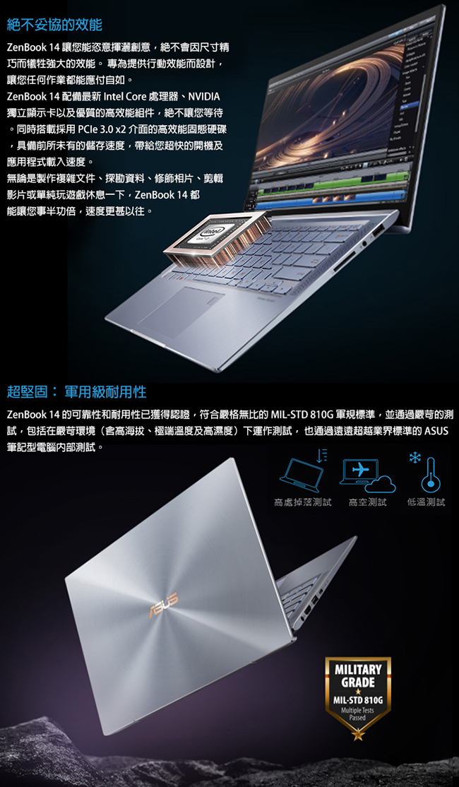 ASUS UX431FN 14吋筆電 i7-8565U/8G/768G/MX150/特仕