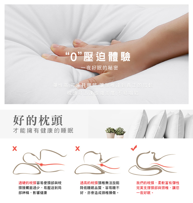 澳洲Simple Living 100%天然羽絨4in1舒眠枕-一入(48x73cm)