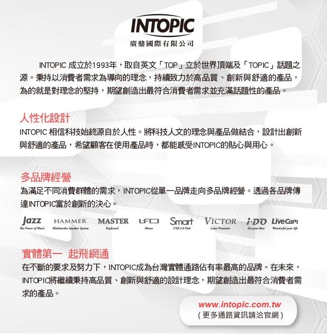 INTOPIC 廣鼎 SMART二合一晶片讀卡器(CR-32)