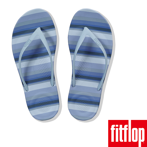 FitFlop IQUSHION FLIP FLOPS STRIPEY-藍