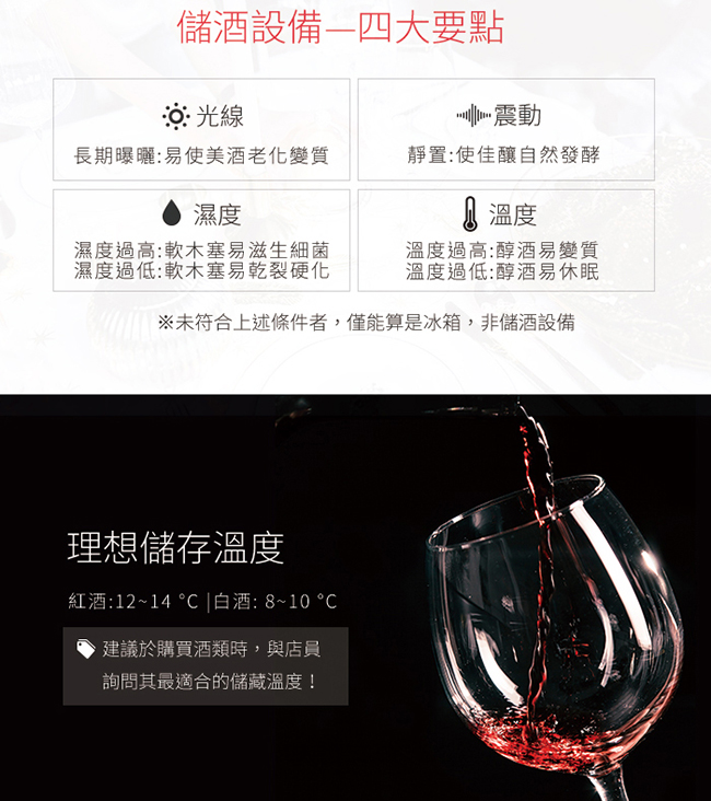 美國富及第 Seamless 不鏽鋼酒櫃165瓶裝 FWC-166SSN贈除濕機