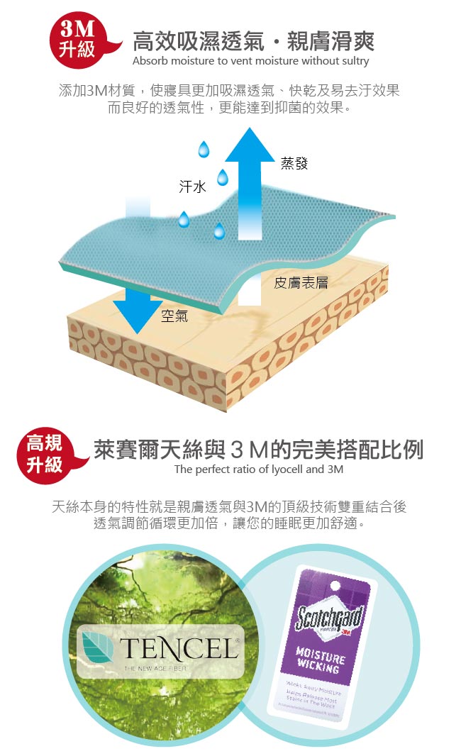 BEDDING-3M專利+頂級天絲-兒童專用涼被枕頭組-追夢