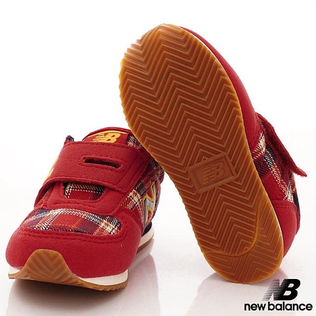 NewBalance 220格紋運動款 RCI紅色(小童段)