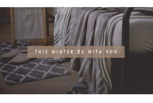 織眠坊 工業風法蘭絨雙人兩用毯被6x7尺-冰島條風