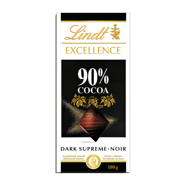 Lindt 瑞士蓮 極醇系列90%巧克力片(100g)