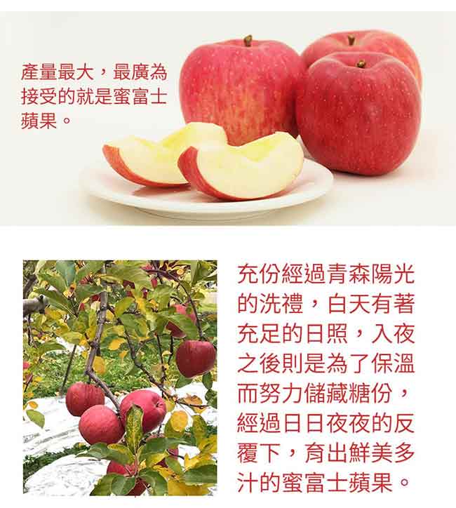 [甜露露]青森CA蜜富士蘋果36-40顆入(10kg)