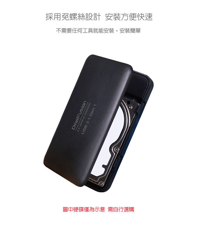 伽利略 USB3.1 Gen1 to SATA/SSD 2.5