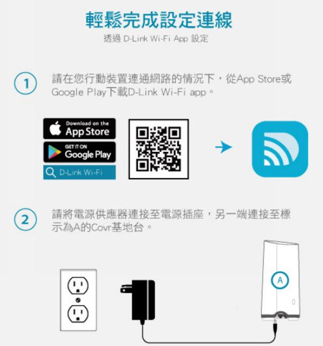 D-Link 友訊 COVR-2202 Mesh 三頻全覆蓋家用Wi-Fi系統路由器分享器