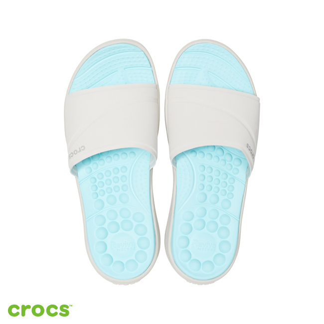 Crocs 卡駱馳 (女鞋) Reviva 女士涼拖鞋 205474-117