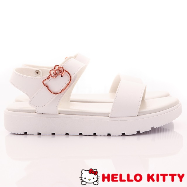 Hello Kitty-輕量休閒涼鞋款-EI18178白(女段)