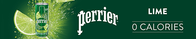 法國沛綠雅Perrier 氣泡天然礦泉水-萊姆風味 鋁罐 (250ml x10入)
