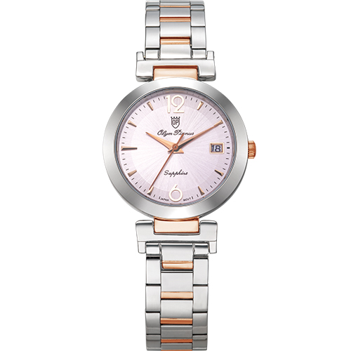 OlymPianus奧柏表 想樂份子流行腕錶-雙色