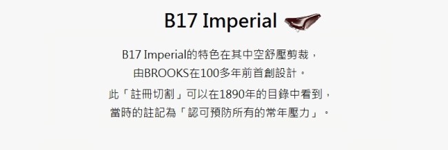 【BROOKS】B17 Imperial 皮革座墊