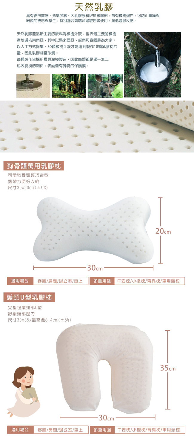LooCa 童枕/護頸枕/造型乳膠枕2入-均一價 (三款任選)