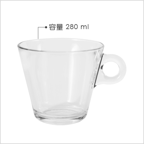 《EXCELSA》寬口玻璃杯(280ml)