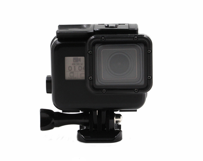 TELESIN GoPro HERO 7 6 5 專用 免拆鏡頭 黑色 60米防水殼