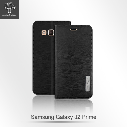 Metal-Slim Samsung Galaxy J2 Prime 流星紋站立皮套