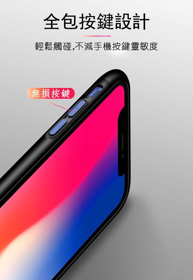 鋼化玻璃手機殼系列 OPPO R11s Plus (6.43吋) (透明黑邊)