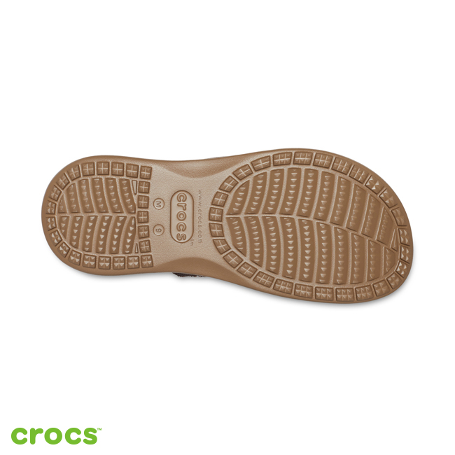 Crocs 卡駱馳 (男鞋) 聖克魯茲帆布人字拖 205612-22Y