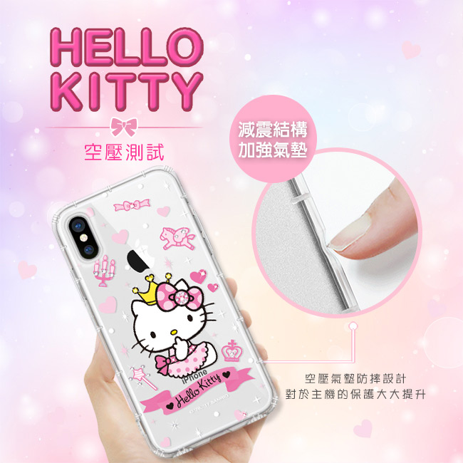 Hello Kitty Samsung Note 9 彩繪水鑽手機空壓殼 - 仙女