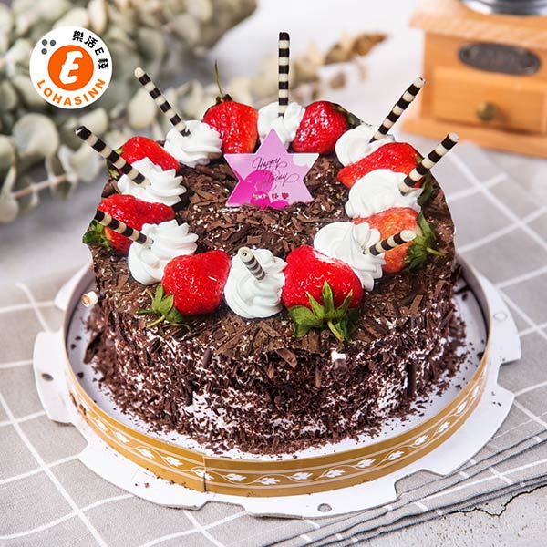 預購-樂活e棧-生日快樂蛋糕-黑森林狂想曲蛋糕(8吋/顆,共1顆)