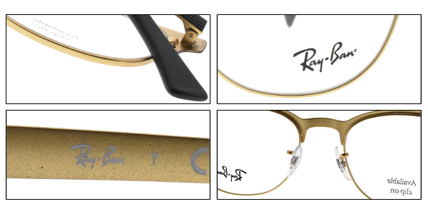 RAY BAN眼鏡 紳士經典半框款/霧黑-霧金 #RB6317 2833