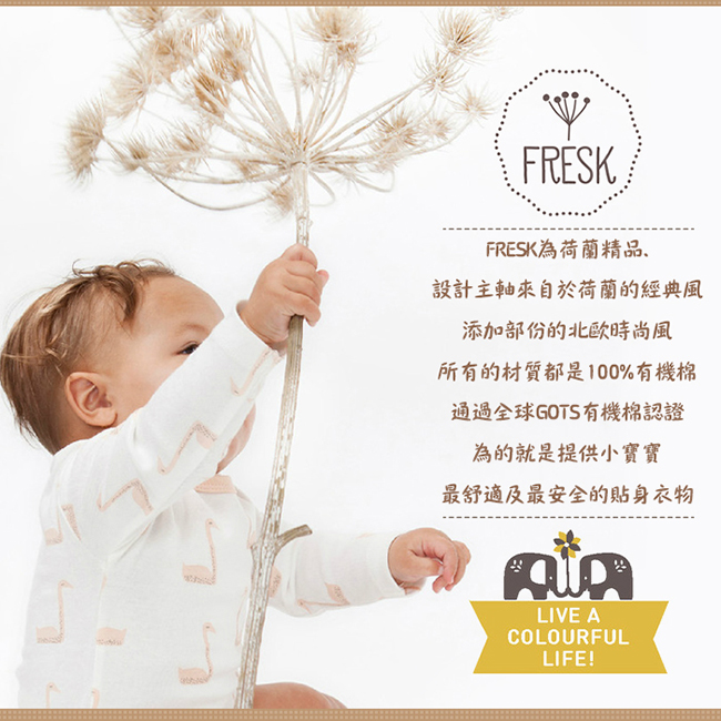 FRESK 荷蘭有機棉嬰幼兒多功能睡墊 (藍色小狐狸)