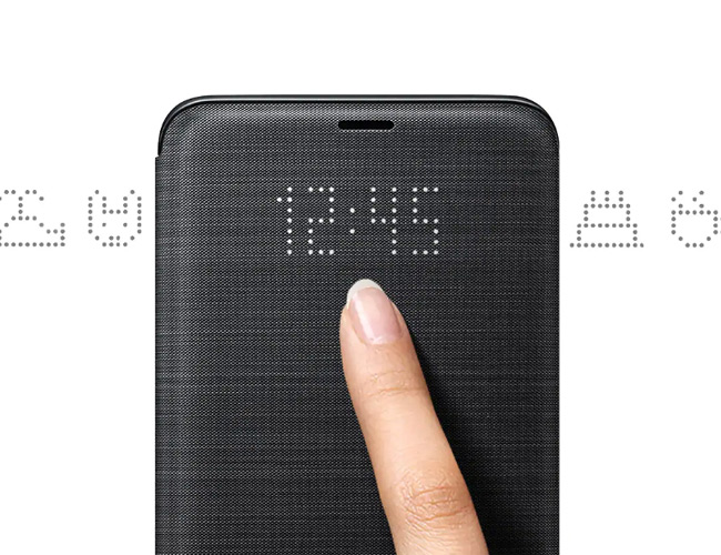 Samsung Galaxy S9+ LED皮革翻頁式原廠皮套(6.2吋用)