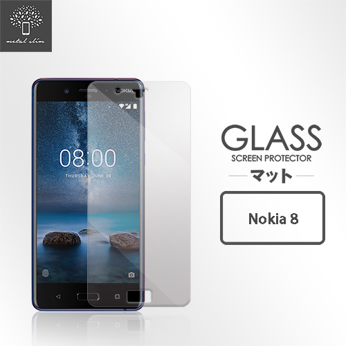Metal-Slim Nokia 8 9H鋼化玻璃保護貼