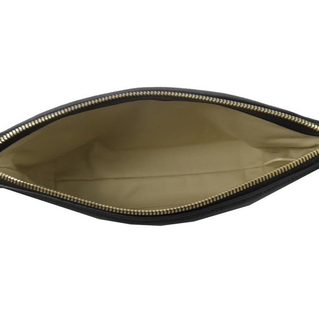 BALLY 經典紅白織帶裝飾拉鍊斜背方包(黑)