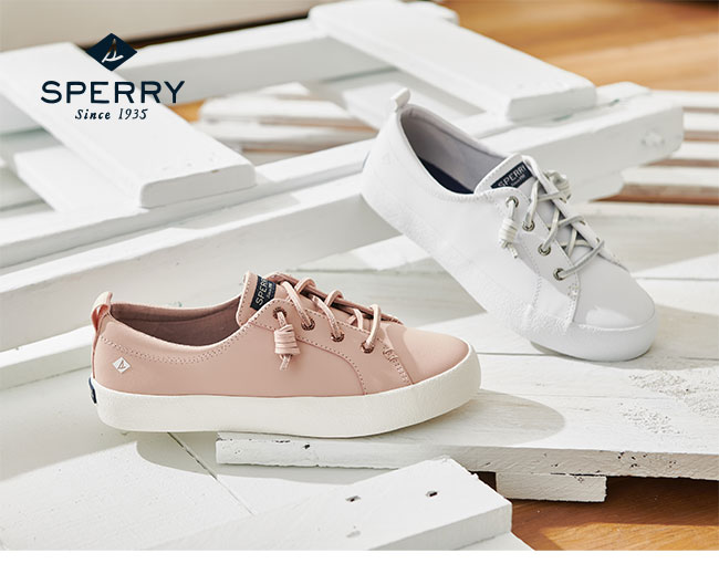 SPERRY 粉彩潮流時尚牛皮休閒鞋(女)-粉色