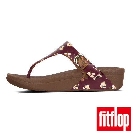 FitFlop THE SKINNY夾腳涼鞋紅色