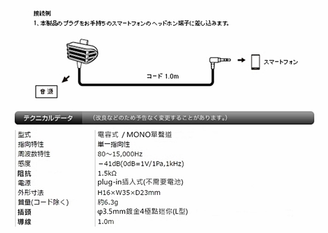 日本鐵三角Audio-Technica領夾式高靈敏電容麥克風AT9902iS