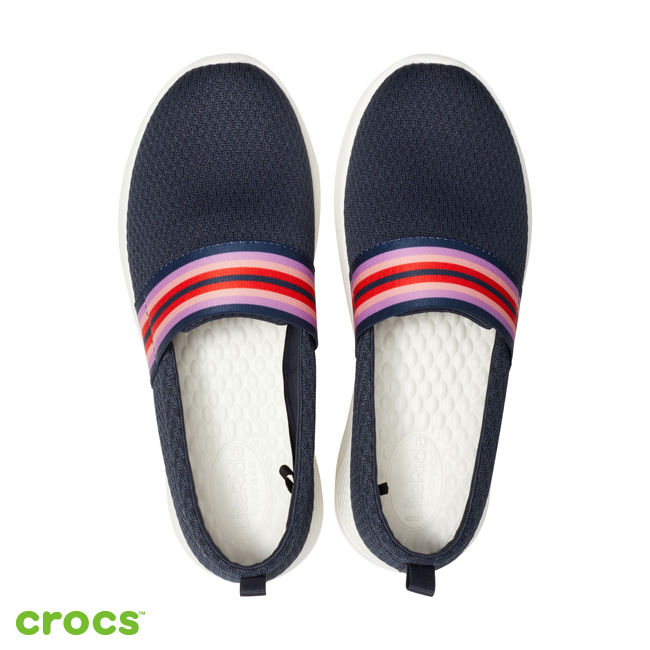 Crocs 卡駱馳 (女鞋) LiteRide民族風便鞋 205727-97W